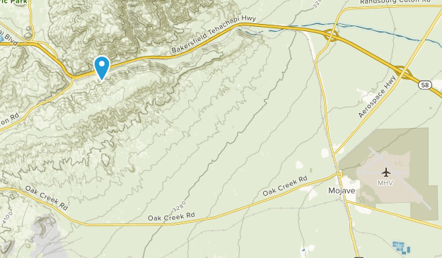 Mojave, California Map