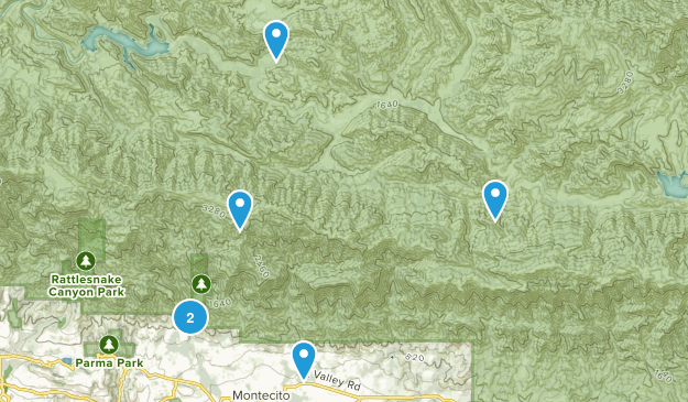 Montecito, California Map