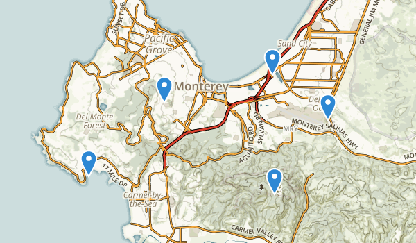 Monterey, California Map