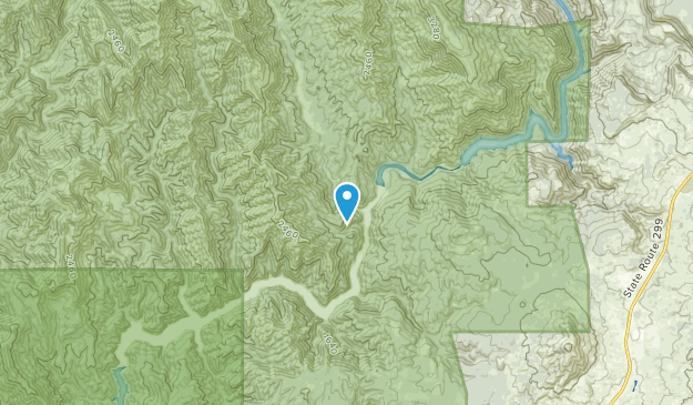 Montgomery Creek, California Map