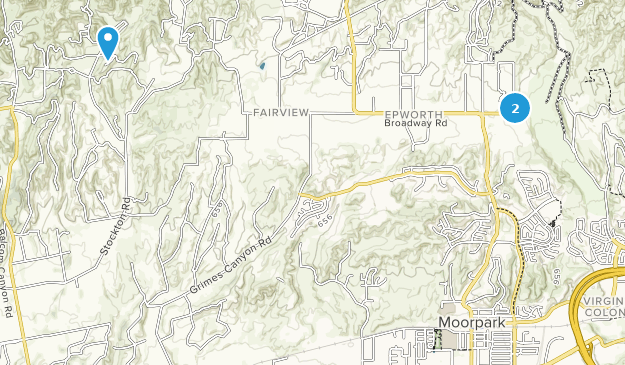 Moorpark, Kalifornien Map