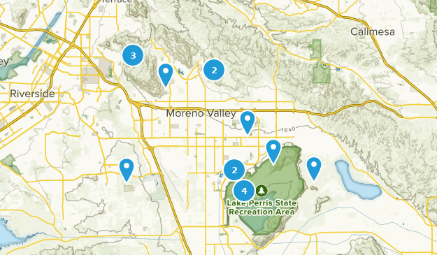 Moreno Valley, Californie Map