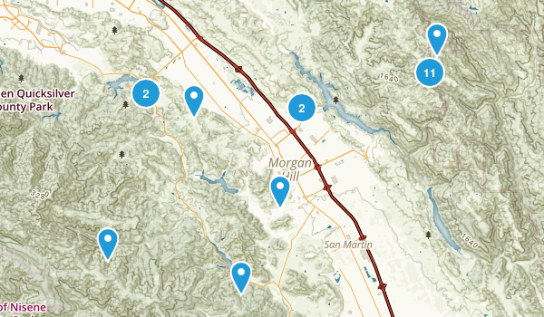 Morgan Hill, California Map