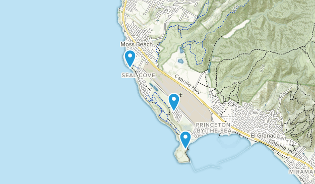 Moss Beach, California Map