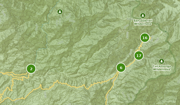 Mount Baldy, California Map