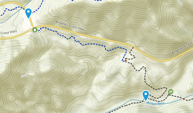 Mount Wilson, California Map