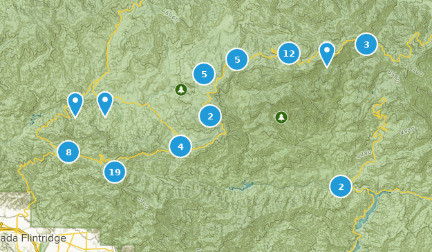 Mount Wilson, Kalifornien Map