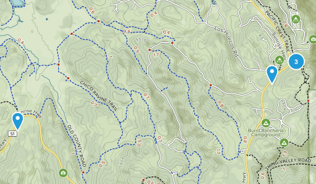 Mt Laguna, California Map
