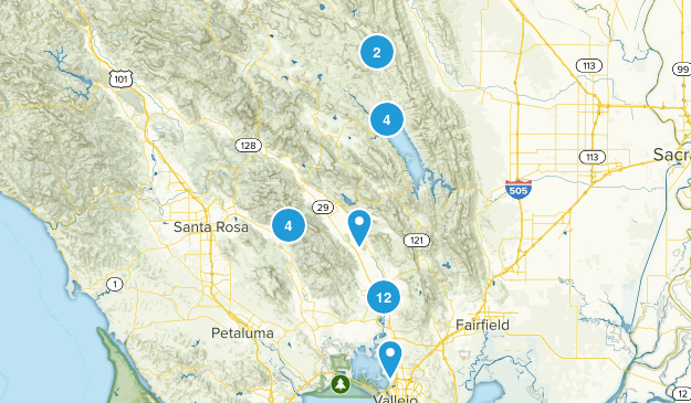 Napa, California Map