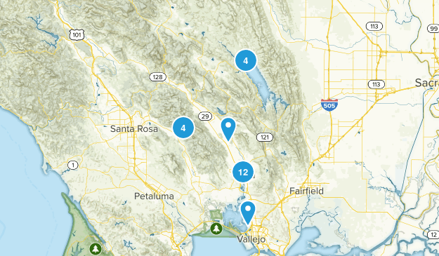 Napa, California Map