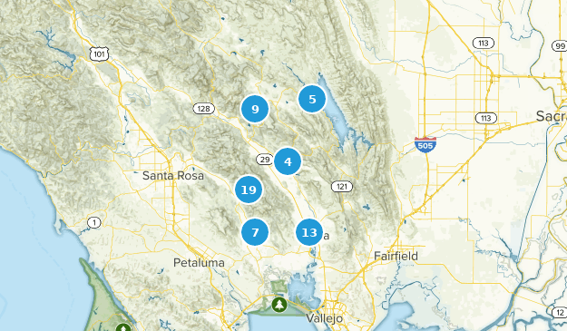 Napa, California Map