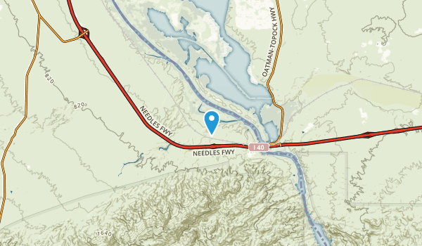 Needles, California Map