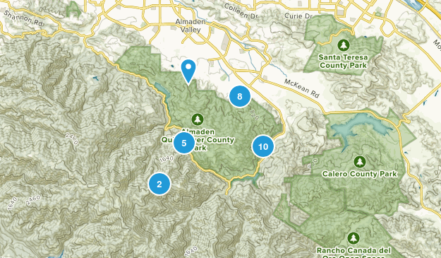 New Almaden, California Map