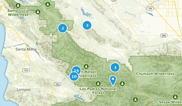 New Cuyama, Californie Map