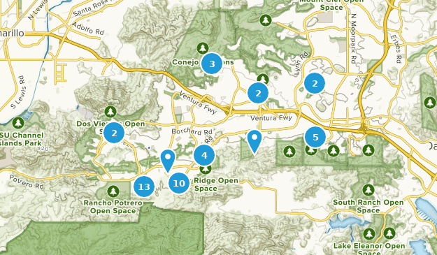 Newbury Park, Californie Map