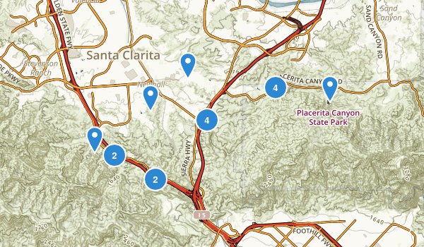 Newhall, California Map
