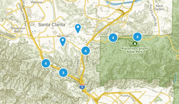 Newhall, California Map