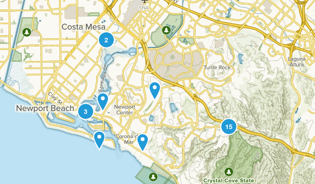 Newport Beach, California Map