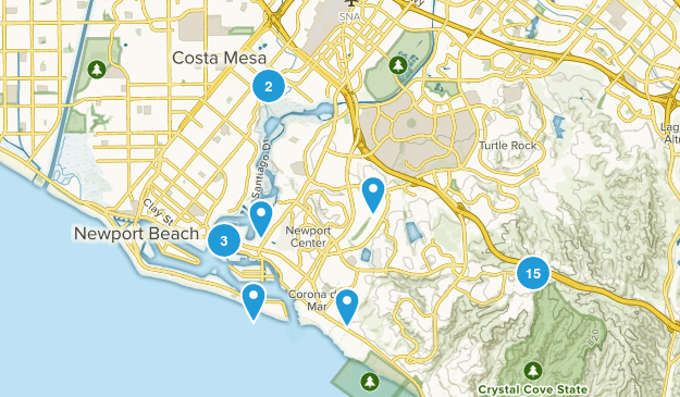 Best Trails Near Newport Beach California Alltrails Newport Beach California Map