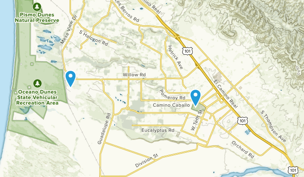 Nipomo, Californie Map