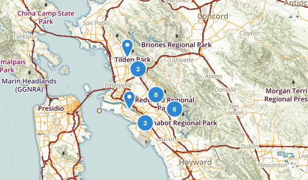 Oakland, California Map