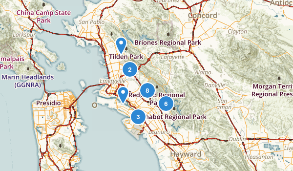 Oakland, California Map