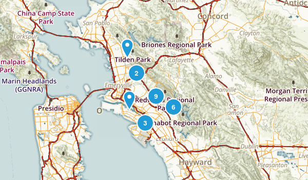 Oakland, California Map