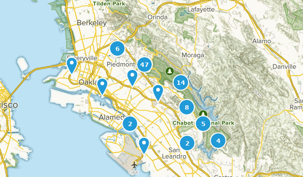 Oakland, California Map