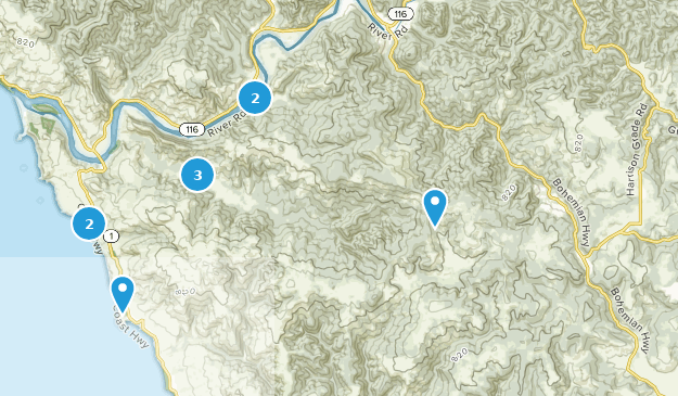 Occidental, Kalifornien Map