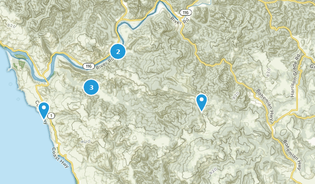 Occidental, Californie Map