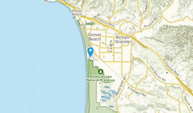 Oceano, Californie Map