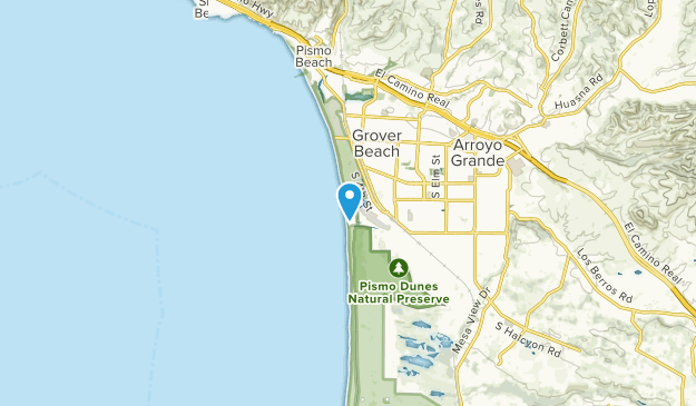 Oceano Beach, California Map