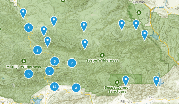 Ojai, California Map