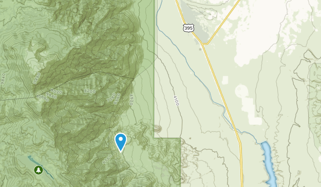 Olancha, California Map