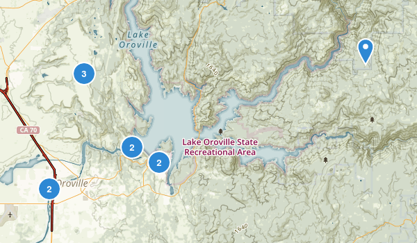 Oroville, California Map