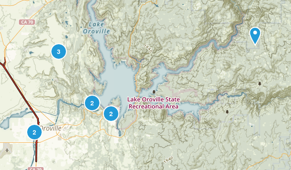 Oroville, California Map