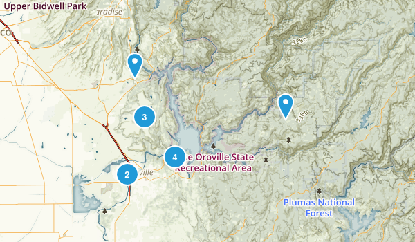 Oroville, California Map
