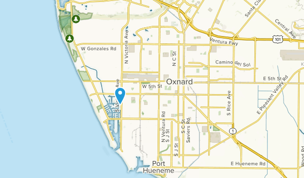 Oxnard, California Map