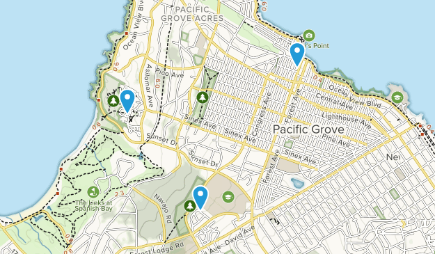 Pacific Grove, California Map
