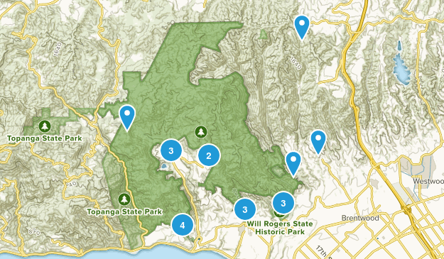Pacific Palisades, California Map