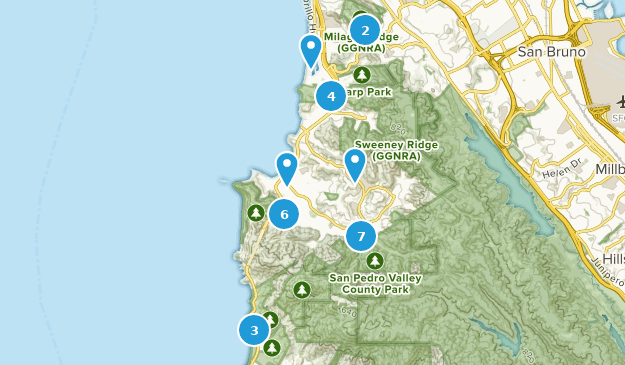 Pacifica, Californie Map