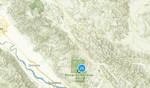 Paicines, Californie Map