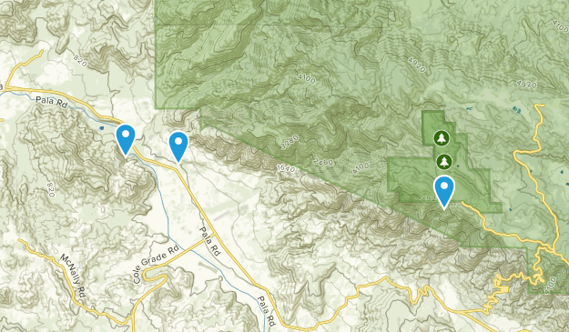 Pala, California Map