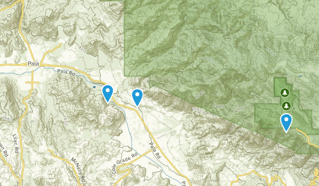 Pala, California Map
