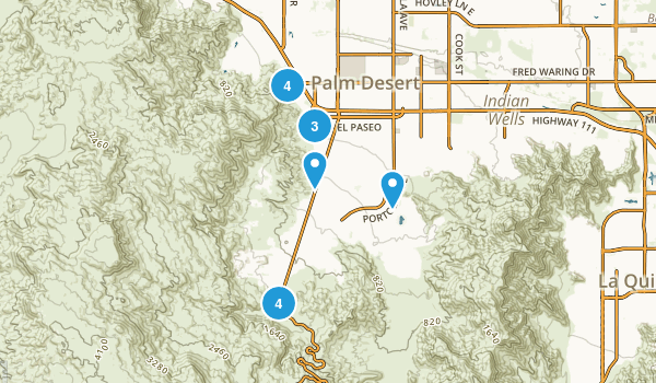 Palm Desert, California Map