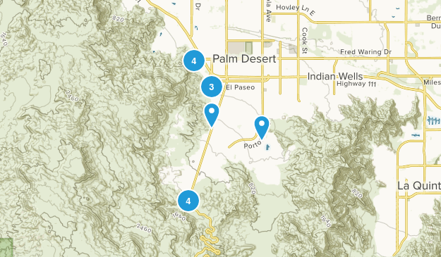 Palm Desert, California Map