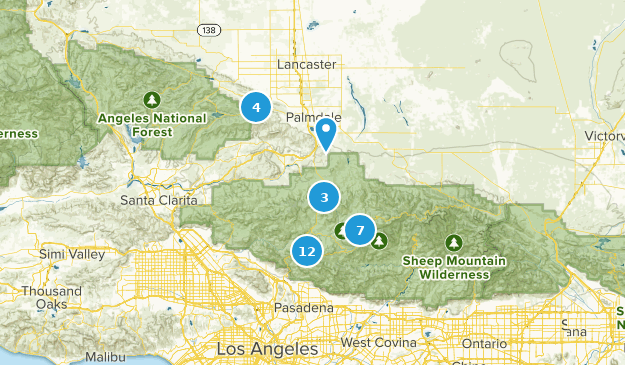 Palmdale, California Map