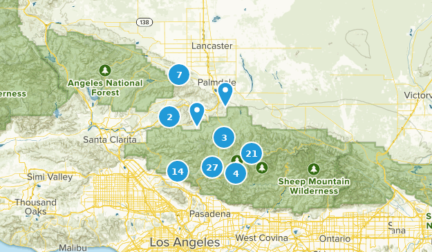 Palmdale, California Map