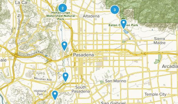 Pasadena, California Map