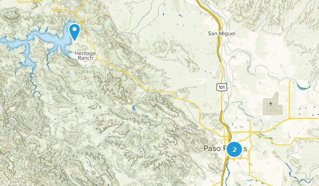 Paso Robles, Californie Map